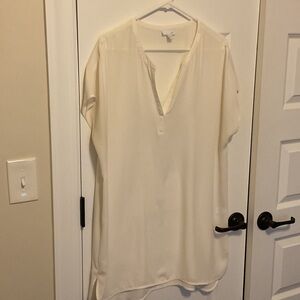 J. Jill Cream Tunic Top Large Tall